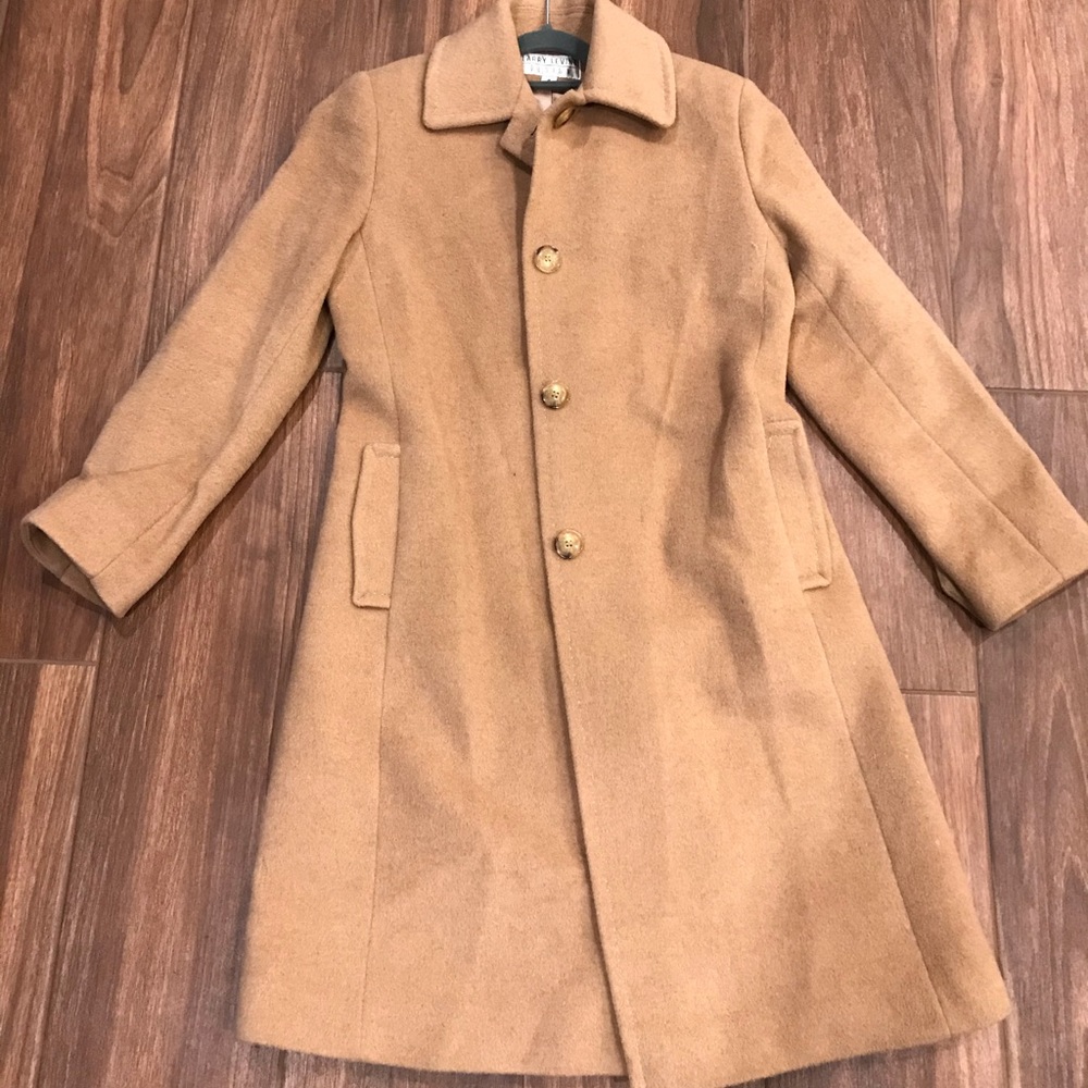 Long Tan wool coat